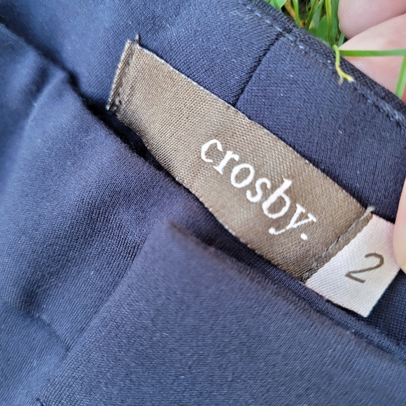 Crosby. Size 2 Navy Blue Slacks - Picture 2 of 4